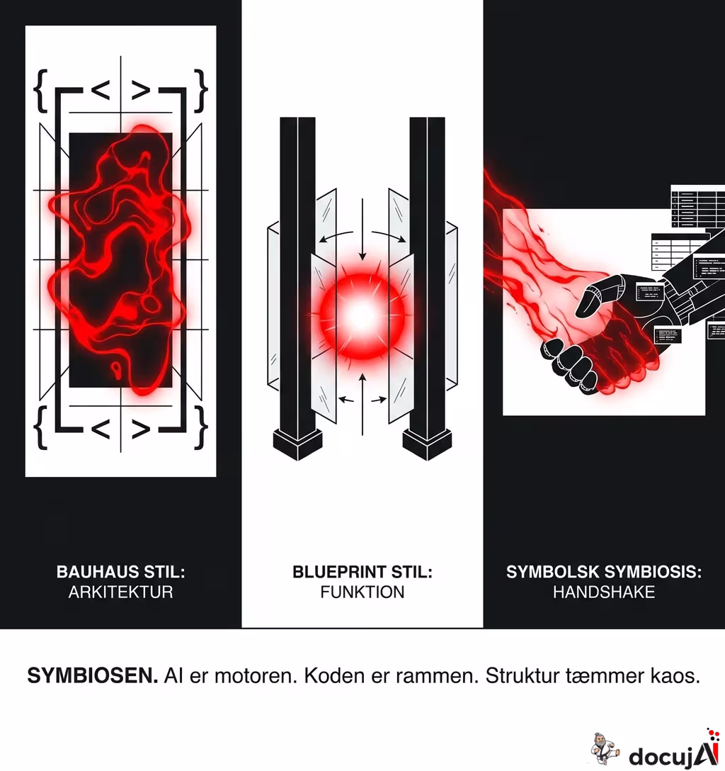 Koden og modellen - den symbiose der faktisk virker