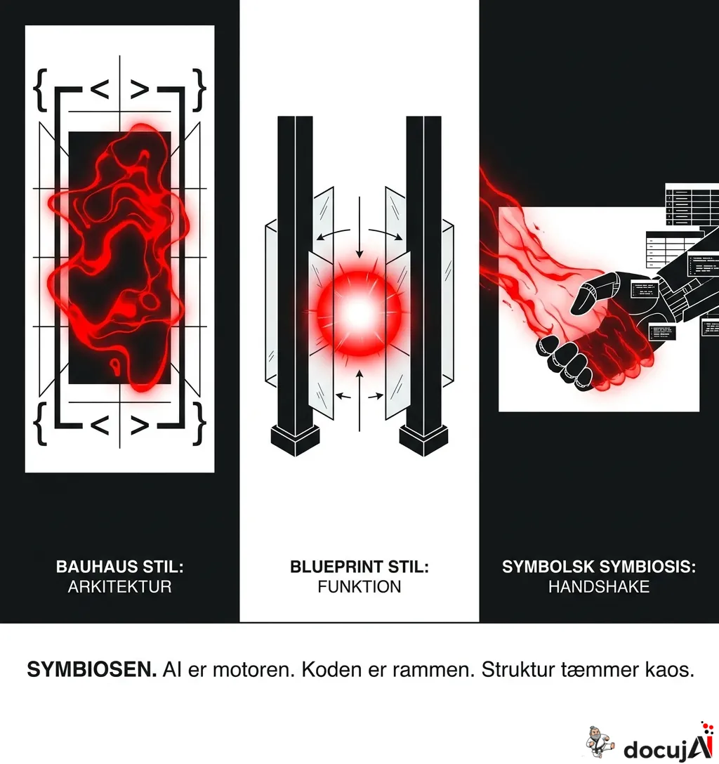 The code and the model - the symbiosis that actually works