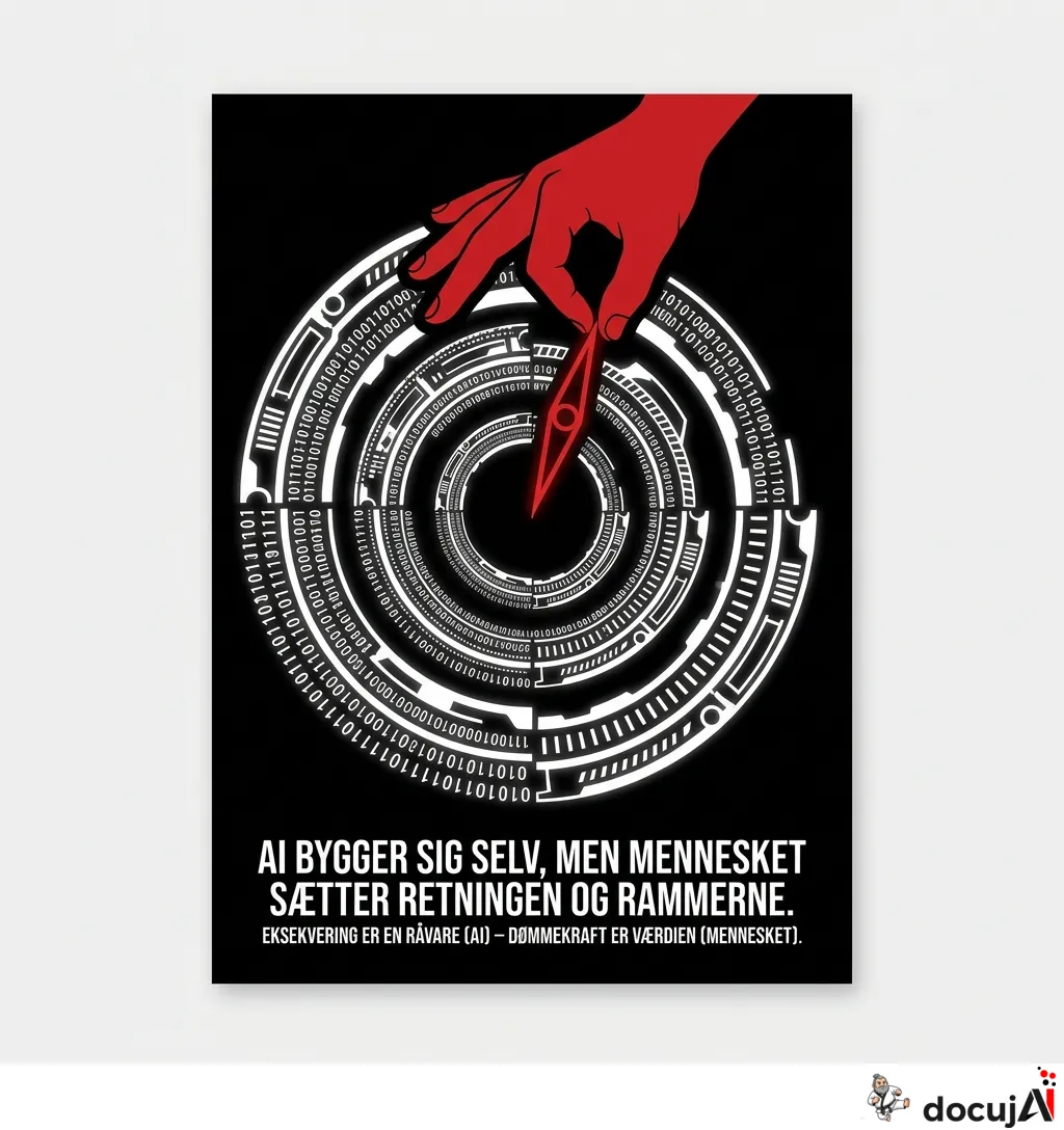 Når AI bygger AI: hvorfor det vigtigste arbejde flytter, ikke forsvinder
